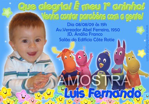 Convite de Aniversário
